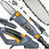 Elektro Teleskop Kettensäge 240 cm 1000 W Astsäge Hochschnitt Garten Gerät