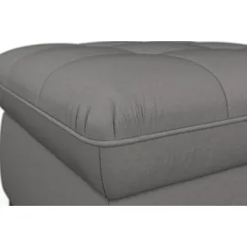 sit&more Hocker SIT & MORE "Luxor", grau, B:60cm H:41cm T:60cm, Luxus-Microfaser ALTARA NUBUCK (100% Polyester);Soft clean (98% Polyester, 2% Polyamid);Struktur fein (100% Polyester), Hocker, Polsterhocker, auch erhältlich in dem besonders leicht mit Wasser zu