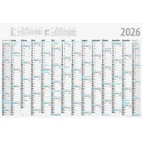rido/idé Plakatkalender 700×470 mm 2026