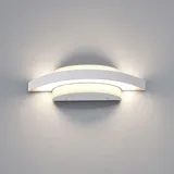 Maxkomfort Außenwandleuchte Aluminium 7 W 1753 DINA weiß