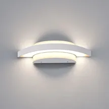 Maxkomfort Außenwandleuchte Aluminium 7 W 1753 DINA weiß