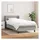 vidaXL Boxspringbett 100 x 200 cm Hellgrau