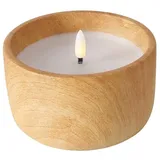 Boltze LED-Kerze Yuna Beton/Wachs 0 x 0 cm Weiß