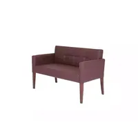 JVmoebel Sofa Rosa Zweisitzer Couch Arbeitszimmer Sofa Büromöbel Set Sofa Sitzmöbel, 1 Teile, Made in Europa rosa