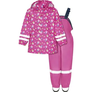 Playshoes Regenanzug Sterne Pink 140