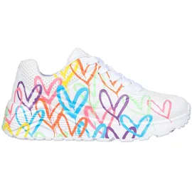 SKECHERS Uno Lite Spread The Love Kinder Weiß 32