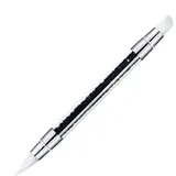 Silikon Nagel Pinsel Gel Schnitzen Pinsel Silikon-Modellierpinsel Strassstein Picker Silikon Kopf Salon Werkzeug Doppel Köpfe Maniküre Werkzeug