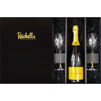 Veuve Clicquot Brut Champagner 0,75 l 12% + 2 x Veuve Clicquot Champagnerglas