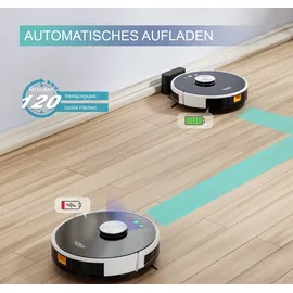 Xoro HSR 200 WLAN Saugroboter Schwarz