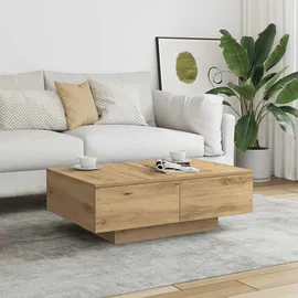 vidaXL Couchtisch Artisan-Eiche Braun 90 x 60 x 31 cm
