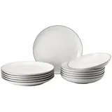 Thomas Cucina Colori Black Tafelservice-Set, 12-tlg. (42100-671167-28731)