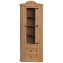 VCM Eckschrank 57 x 51 x 200 cm Braun