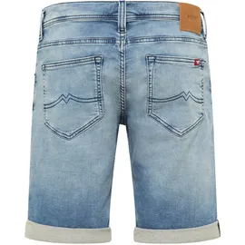 Mustang Herren Style Chicago Shorts, blau gebleicht - 34