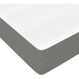 vidaXL Taschenfederkernmatratze Dunkelgrau 100x200x20 cm Stoff