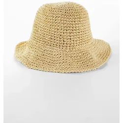 bonprix Stroh Bucket Hat, beige, Onesize