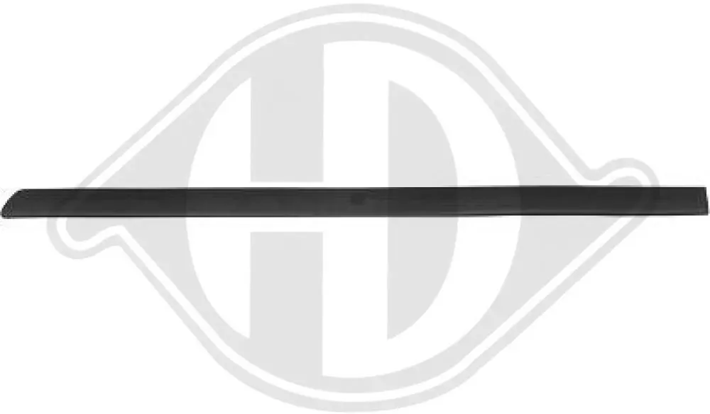 DIEDERICHS Zier-/Schutzleiste, Tür 2213323 hinten links für VW