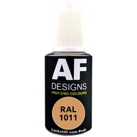 Alex Flittner Designs Lackstift RAL 1011 BRAUNBEIGE stumpfmatt 20ml Reparaturstift Acryl Retuschierlack Reparaturlack Holz Metall Möbel Bad