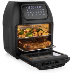 Tristar Heißluftfritteuse, 1800 W, Mini BACKOFEN 11Ltr Fritteuse klein Pommes frittieren ohne Öl Fritöse schwarz
