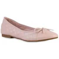 VAN HILL Damen Klassische Ballerinas in Rosa