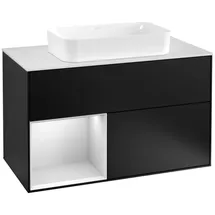 Villeroy & Boch Waschtischunterschrank 100 x 60,3 cm Schwarz Matt