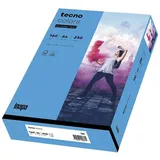 Inapa farbiges Druckerpapier, buntes Papier tecno colors, A4, 160 g/qm VE=250 Blatt intensivblau