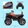 Homcom Elektroquad Kinder Quad 12V orange (1-tlg)