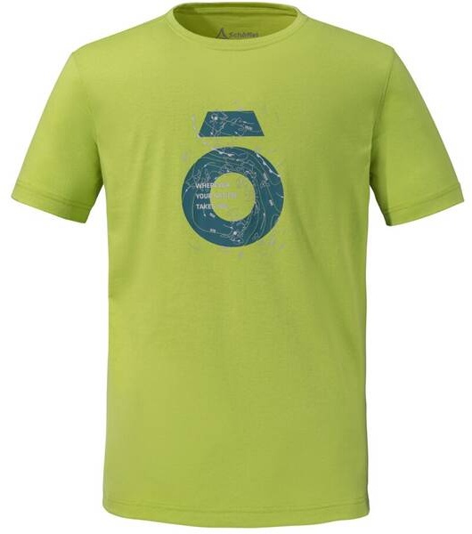 SCHÖFFEL Herren Shirt T Shirt Buchberg M, green moss, 52