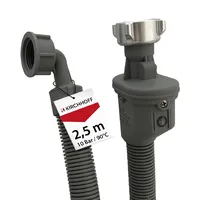 Kirchhoff 98657230 Waschmaschinenschlauch 2,5m, Zulaufschlauch mit 3/4" x 3/4"