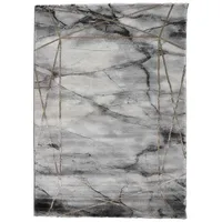 MERINOS Maschinenwebteppich CRAFT, 200 x 290 cm - Grau