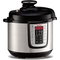 Tefal Fast & Delicious Multicooker Elektrischer Schnellkochtopf, 1.200 W, 25 automatische Programme, manueller Modus, inkl. Rezept, Dampfgarer, 6 l,