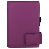 SecWal 2 Kreditkartenetui Geldbörse RFID Leder 9 cm pink