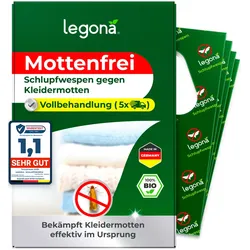Schlupfwespen gegen Kleidermotten