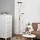 LINDBY LED-Deckenfluter Eda mit Dimmer, messing