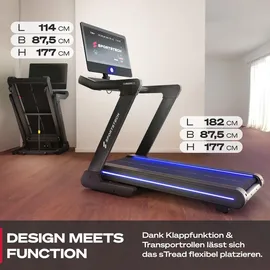 Sportstech sTread Pro Schwarz