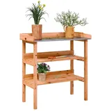 vidaXL Pflanztisch Pflanzenständer 78 cm braun