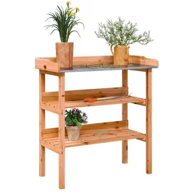vidaXL Pflanztisch Pflanzenständer 78 cm braun