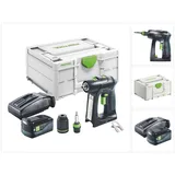 Festool C 18-Basic Akku Bohrschrauber 18 V 45 Nm Brushless + 1x Akku 5,0 Ah + Ladegerät + Systainer