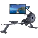 Skandika Rudergerät mit Eigenantrieb Njord P6-G | 32 Widerstandsstufen, | Max. 135 kg dunkelgrau No Size