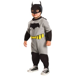 Rubie ́s Kostüm Batman, Superhelden-Overall und Stoffmaske für Kleinkinder grau