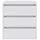 marmex möbel TRES 07 Standcontainer 60 x 63,5 x 50,5 cm weiß