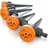Brandson Versenkregner 21 cm orange