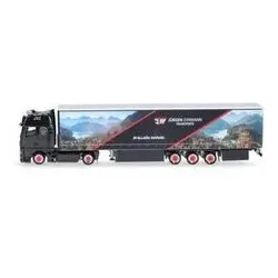 HERPA 317511 1:87 MAN TGX GX 15m Lowliner-Gardinenplanensattelzug 