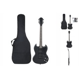 vidaXL E-Gitarre für Anfänger mit Tasche Schwarz 4/4 39"