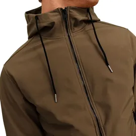 JACK & JONES Herren JJEBASIC Softshell Hood NOOS Kurzjacke, Otter,M