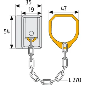 ABUS SK 89 Türsicherung