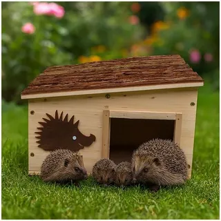 Hti-Living Winterquartier für Igel Holz