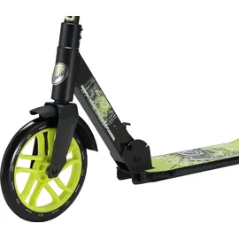 Star Scooter Alu City Tretroller klappbar, Big Cruiser Schwarz Grün