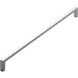 Siro 2108-328ZN1 Griff Macha Lochabstand 320 mm, Breite 328 mm, ZN verchromt poliert, Edelstahl Effekt, 96 mm