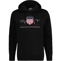 GANT Hoodie Schwarz S
