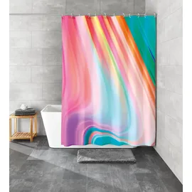 KLEINE WOLKE Duschvorhang Vibes 180 x 200 cm bunt